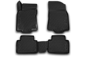 Element Set di Tappetini Auto in Gomma TPE 3D per Nissan X-Trail T32 (III, IIIr) | 2013-> | Tappetini Auto Originali 100% Adatti, Tappetini Gomma Auto Antiscivolo Premium 3D, Tappetini 3D per Auto