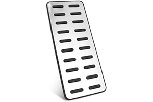 MAIMOCCY Edelstahl Fußstütze Pedal Abdeckung Kompatibel Für Hyundai Tucson Sonata Genesis G70 Santa Fe Sport Palisade, KIA Sportage Sorento Optima Cadenza Stinger Fuß stütze Pedal Matte Rutschfest