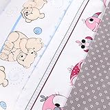 Kinderbettwäsche Bettwäsche Baby Kinder Decke Kissen Bezug 100×135 Design 9 NEU - 8