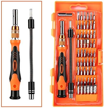 LETION 58 in 1 Tool Kit, Portable Precision Screwdriver Magnetic Tool set with 54 magnetic Bits for iPhone,Cell Phone,iPad, Tablet, PC, MacBook Other Electronics Repair and Maintenance