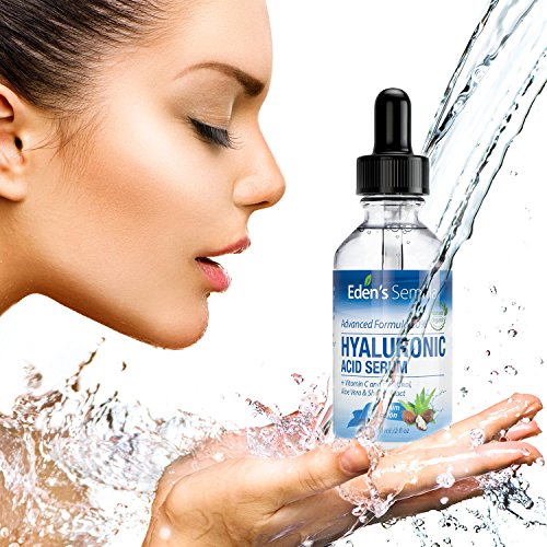 Hyaluronsäure Serum 60ml – Die beste Anti-Aging Feuchtigkeitspflege. Strafft und glättet feine Linien und Fältchen. Enthält Vitamin C, Retinol, Vitamin E. Antioxidative Wirkung. Regt die Bildung von Kollagen an. Für eine sanfte, strahlende und gesunde Haut. Kindersichere Verschlusskappe - 7