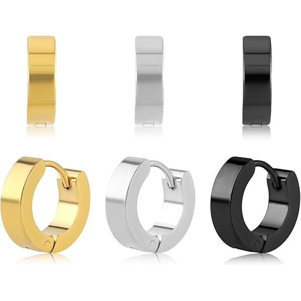 Stalen Oorbellen – Gedraaid | Goud (JE14445) – Dijk Geluk Sieraden