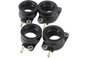HZLXF1 4 pcs Carburetor Rubber Intake Manifold Interface Adapter for Yamaha FZS600 FZS 600 FAZER 600 1998-2003 5DM-13586-01 (Color : 4 Pieces)