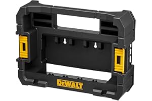 DEWALT DT70716-QZ - Contenitore compatibile con il sistema TSTAK dotato di impugnatura per il trasporto e di scomparti per conservare 4 piccole scatole e 5 piccoli set Toughcase
