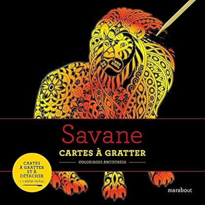 Livres à gratter : Savanes
