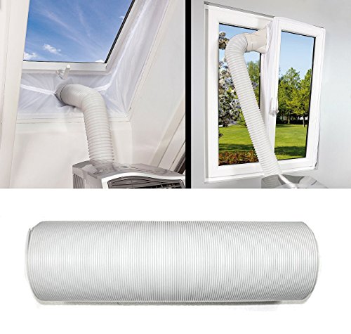 JOYOOO 1.5M Länge PVC Abluftschlauch Luftschlauch flexibel für mobile Klimageräte (Ø 13cm)