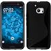 Produktbild PhoneNatic Case für HTC 10 Hülle Silikon schwarz S-Style + 2 Schutzfolien
