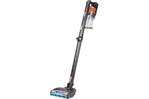 Shark Cordless Stick Vacuum Cleaner with Anti Hair Wrap, 60 Minute Run Time Battery, Flexible DuoClean Vacuum Cleaner with Multi-Surface & Crevice Tools, Black & Copper IZ300UK