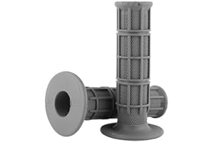 JIULAN Yctze Fahrradgriffe, 1 paire de Poignées de Guidon de Moto en Caoutchouc Universel de 22 mm 7/8"Nouveau(gris) für Simson Lenkergriffe grau für Simson Lenkergriffe Protaper Griffe Motocross Griffe