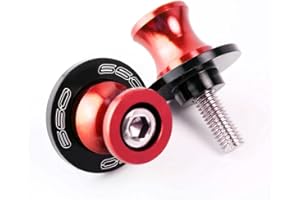 ZHUOWU M8 Schwingenschutz Schwingenadapter Ständer Bobbins Spool Racingadapter Ständeraufnahme für Z650 Z 650 2017-2020 Rot
