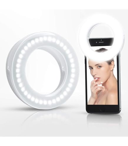 XINBAOHONG Luce ricaricabile per selfie per telefono, laptop, tablet