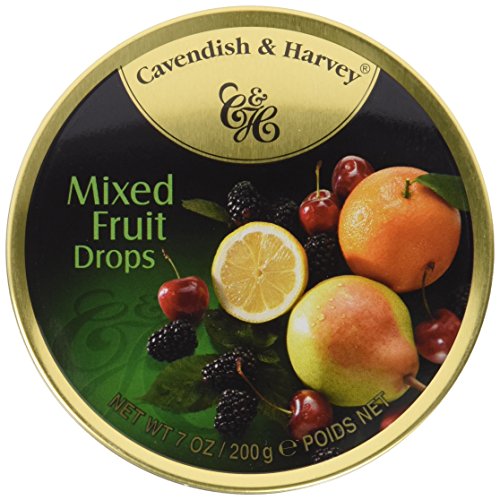 Cavendish Caramelos con Sabor a Diferentes Frutas - 1 Paquete de 9 x 22.22 gr - Total: 200 gr