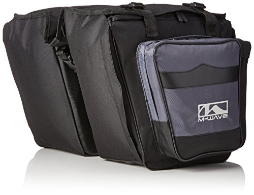 M-Wave Gepäcktasche 3-fach Traveller, schwarz/ grau, 62 l - 2