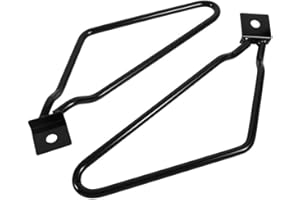 ‎AKOZON Akozon 2X Motorrad Satteltaschenhalter Chrom, Lenkerh