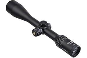 Vector Optics Continental 5-30x56 Second Focal Plane (SFP) Hunting Riflescope, 30mm Tube, 4 Reticle, 1/4 MOA per Click Adjustment, Return-to-Zero Turret, Free Picatinny/Weaver Mount Rings, Black