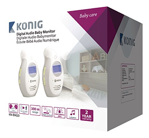 König Digitaler Audio-Babymonitor mit LCD-Anzeige - 6