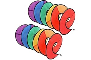 ‎KARLOR KARLOR 2 * 1.6m Buntes Windspiel Wind Spinner Zelt UV-beständig und Wetterfest, bunt, Windspiel für Camping Outdoor Garten und Zuhause