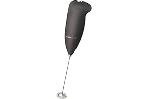Clatronic Ms 3089 Black1 Emulsionneur de Lait Texture Agréable Batteur en Inox Piles 2 X Aa