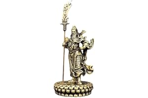 Luxylei Statua Cinese Feng Shui Guan Yu Guan Gong Statua Generale 'Esercito Figurine Decorazioni Vintage Decorazioni per Casa Decorazioni per Uffici Buoni Regali Fortunati