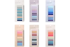 WAMSOLE 1200 Pieces Index Tabs with Ruler,Writable and Repositionable File Flags Colored Page Markers Labels for Reading Notes, Notebook, Books, Classify Files