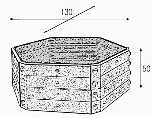 KHW Komposter Schnellkomposter 550 L, Grundvariante, schwarz - 5