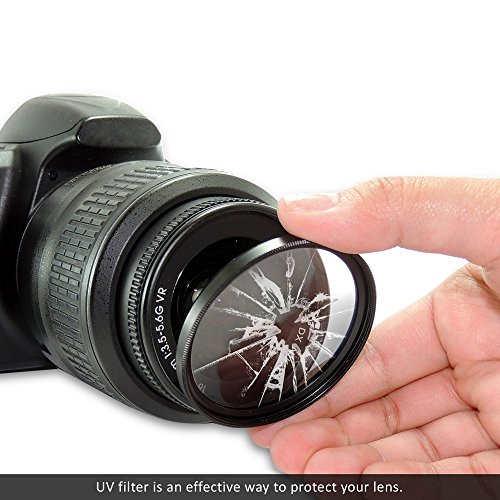 62mm UV  Ultra Violet  Filter pour Canon  Nikon  Sony  Samsung  Sigma  Fujifilm  Fuji  FUJINON  Tamron  Tokina  Pentax  Carl Zeiss Objectif  62mm 