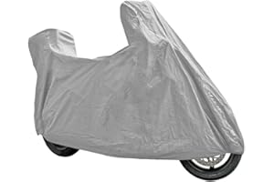 Susy Shop Telo Coprimoto Antipioggia Per Esterno e Interni realizzato in tessuto peva 45g, per Moto Motorino Motocicletta Scooter Bici (Taglia XL: 140x240cm)