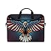 Price comparison product image Laptop Bag for Men Women Lighweight Canvas Laptop Shoulder Messenger Bag with American Eagle With Flag Fits 15-15.4 Inch