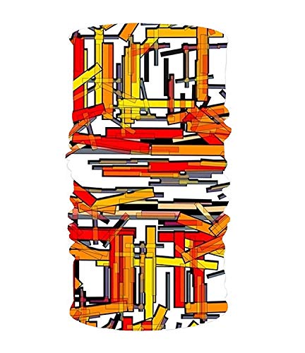 Headband Colorful Chips Microfiber Polyester Multifunctional Seamless Headwear One Size