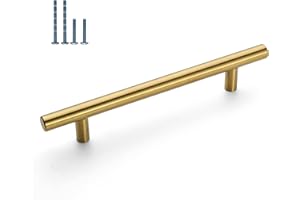 COINKOLY Astree 10 pezzi Maniglie per Mobili da Cucina Oro Maniglie cucina Distanza fori 128 mm armadietti in acciaio inossidabile per mobili da cucina Decorazioni per la casa