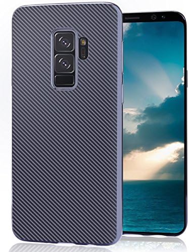 Samsung Galaxy S9 Plus/S9+ case,Xiu7 Bee carbon phone case cover for Samsung Galaxy S9 Plus/S9+, ultra-slim and lightweight design-Black