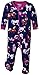 Hatley Baby-Girls Infant Footed Coverall -Flower Horses Pyjama Set, Dark Blue, 18-24 Months
