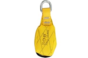 SOB Lance el Bolso del Peso, Bolsa de Pesas para Escalada de árboles y espeleología (Amarillo, 300G)