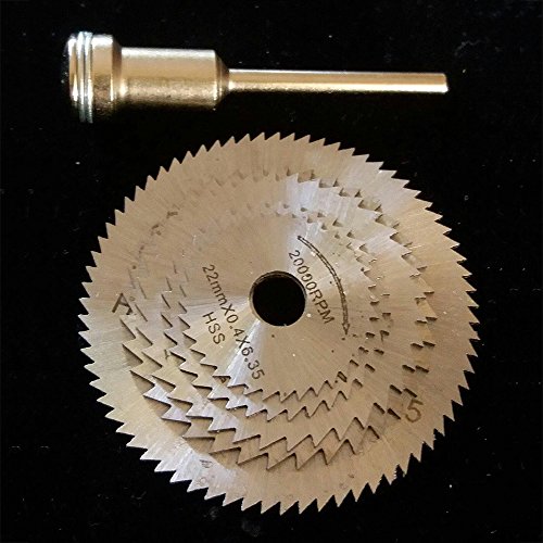 Sägeblatt Kreissägeblatt Set JTENG dremel drehwerkzeug geeignet Trennscheiben Schneid Set für holz, plastik, fiberglas, kupfer, aluminium und dünnen blech Zubehör für Elektrowerkzeuge - 5