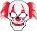 Produktbild Erwachsene Halloween Kleid Party Kostüm Zirkus Joker Horror Clown Totenkopf Maske