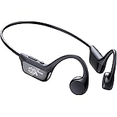 Bone Conduction Headphones Wireless Open Ear Headphones | Open-Ear Bluetooth 6.0, Dual Driver Sound, LED Display, IPX7, Dual