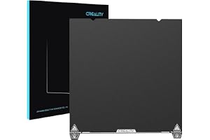 Creality Byggplatta av epoxiharts, 310 x 315 mm, dubbelsidig sängplatta med fjäderstålstruktur, självhäftande, värmebeständig