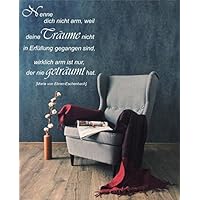 *NEU* Wandaufkleber/Wandtattoo/Wandsticker - Spruch/Zitat ***...Arm ist nur, wer nie geträumt hat.*** (Größen.- und Farbauswahl)