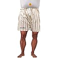Men's Lattha Traditional Pure Cotton Underwear aka Patta wala Janghiya, Dhari wala/ Striped Undergarment, Khadi Latthe Ka Jangia, Nicker,Chaddi; Nade wala kachha with wide Miyani/Asan & Back Pocket & Drawstring/Nada