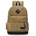 Produktbild Cooler Neu Herren Damen Vintage Canvas Rucksack Retro Rucksack Vintage für Outdoor Sports Rucksack Uni Rucksack Universität (Rucksack: Braun)