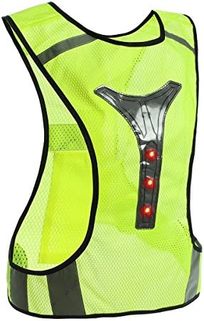 Reflective Vest with LED, yellow