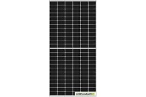 ENERGIASOLARE100 RISPARMIARE SENZA INQUINARE Pannello Solare Fotovoltaico 500W 24V Monocristallino alta efficienza cornice nera cella PERC del tipo Half-Cut