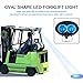 Produktbild Ovale Form-dauerhafte Sicherheits-treibendes Arbeits-Licht-Stellen-warnendes Notarbeits-Lampen-LED Gabelstapler-Licht der Ausrüstungs-20W für LKW industriell, blaues Licht
