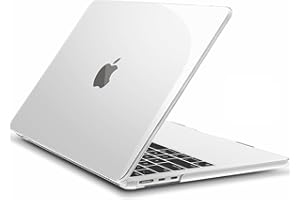 ZYB Custodia per MacBook Air M2 13,6 Pollici 2022 A2681, Cover MacBook Air M2 2022 2023, Case Cover Copertina Protettiva Plastica Rigida per Mac Air M2 13.6 Touch ID, Trasparente