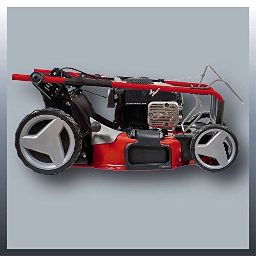 Einhell Benzin Rasenmäher GE-PM 53 S HW B&S (2,3 kW, 150 cm³, Schnittbreite 53 cm, Schnitthöhenverstellung 6-fach 25-70 mm, 80 L, Highwheeler) - 3