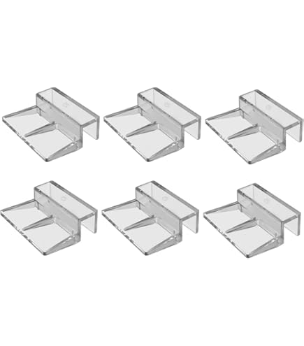 Supporti Per Coperchio Acquario - 8 Pezzi | Trasparenti | Per Vetro Fino A 10 Mm - Foto 3