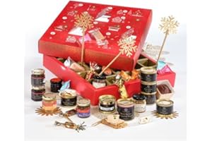 Cellier du Périgord - Calendrier Avent Panier Gourmand 2025, 24 surprises artisanales, foie gras IGP 100g, 36x36cm