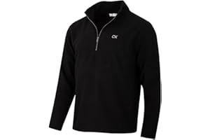 Calvin Klein Campus - Maglione da uomo con mezza zip, per tutte le stagioni, facile da pulire