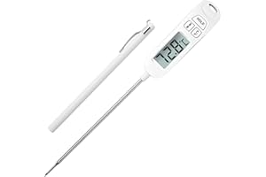 ETELIAR Termometro da Cucina, Termometro da Forno Digitale con Sonda Lunga 14.5cm e Display LCD, Termometro da Cucina Professionale per Cibo, carne, barbecue