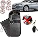 Price comparison product image Pawaca Faraday Bag Key Fob Signal Blocking, Faraday Car Key Signal Blocker Cases Faraday Bag RFID Key Fob Antitheft Lock Devices RFID/WiFi/GSM/LTE/NFC Protector (2Pack, Black)